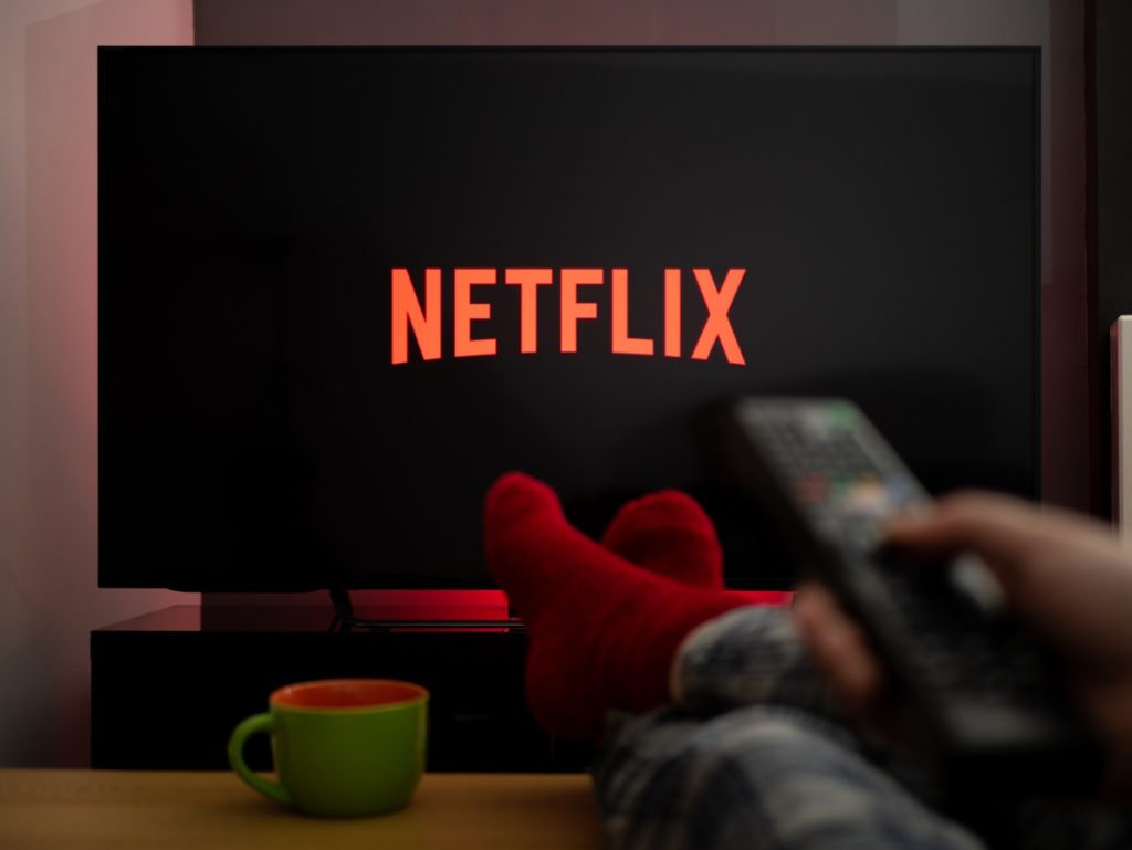 Netflix on Television Screen